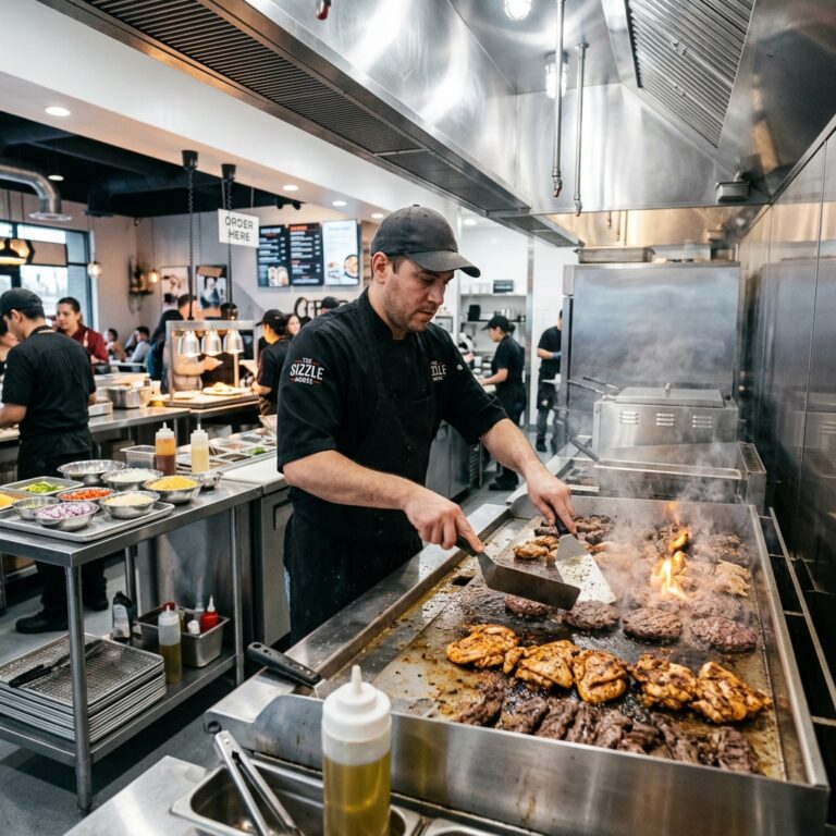 Chipotle dual-sided grill automation