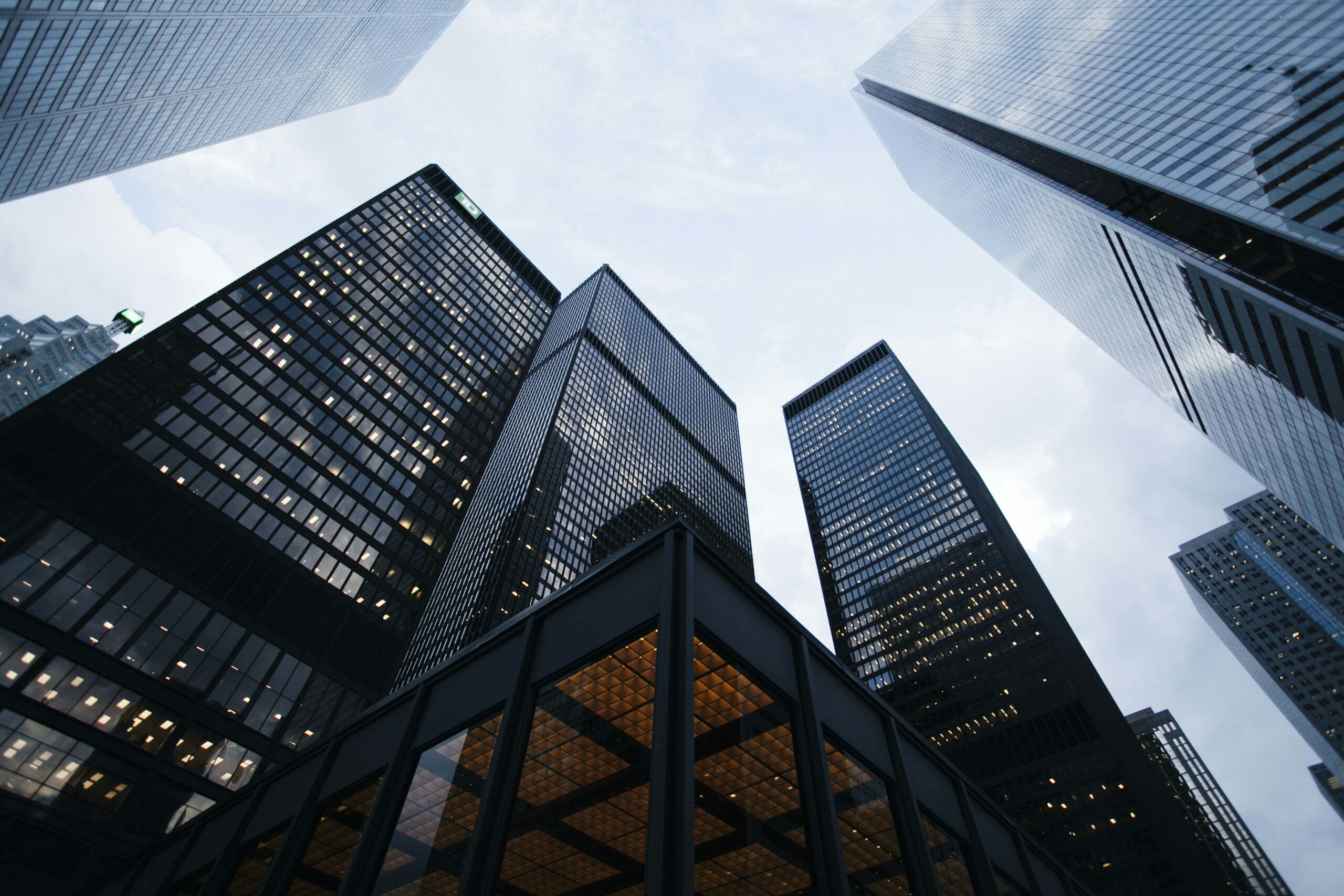 Corporate office building representing private equity ownership