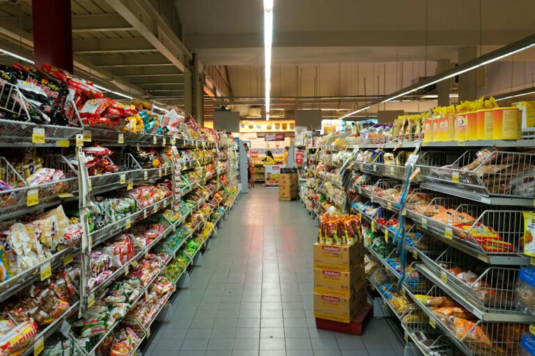 A vast, warehouse-style retail environment